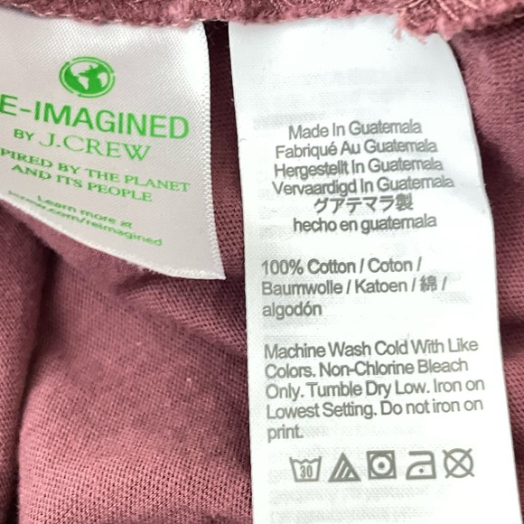 J. Crew Factory long Sleeve Cotton Crab tshirt sz.L - Picture 4 of 8